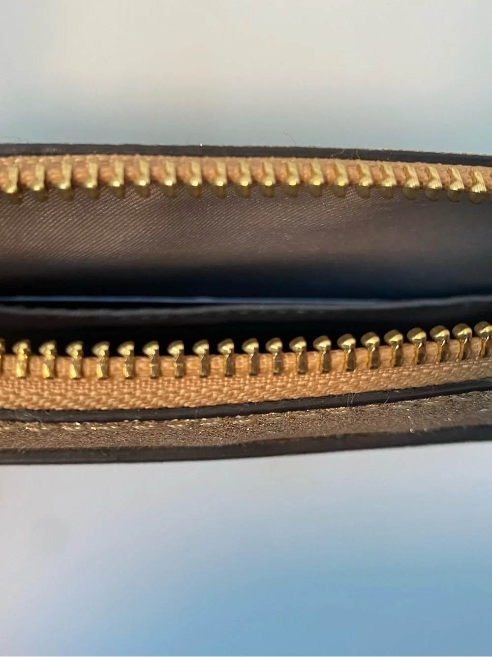REBECCA MINKOFF LEATHER GLITTER AVERY CROSSBODY ROSE GOLD